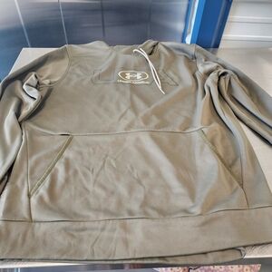 Under Armour Olive Green Logo Hoodie